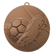 Medalie D48 mm, ME5003G, bronza fodbal
