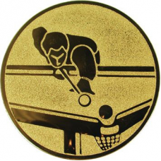 Centru p-u medalii D25mm, BILIARD